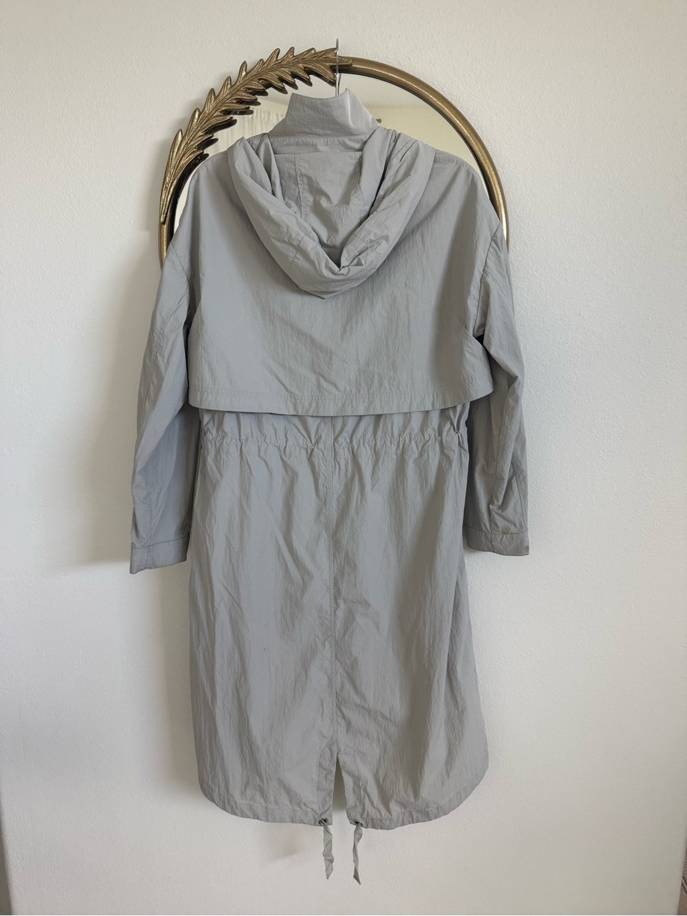 SOIA & KYO Emerson Hooded Anorak Windbreaker - Light Grey - Picture 6 of 8